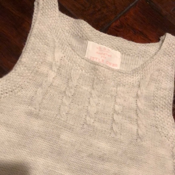 Light Gray Sweater Dress - Picture 2 of 4